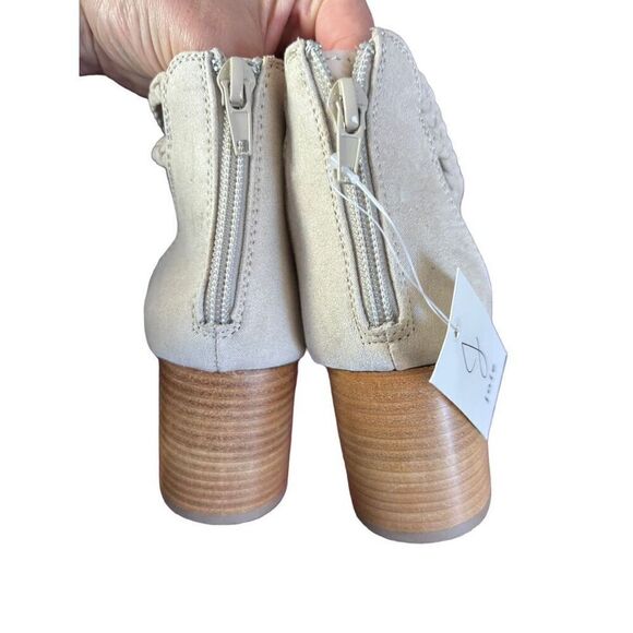 NWT NEW Joie Cream Braided Strappy Chunky Block Platform Heel Size 9 - Picture 6 of 12